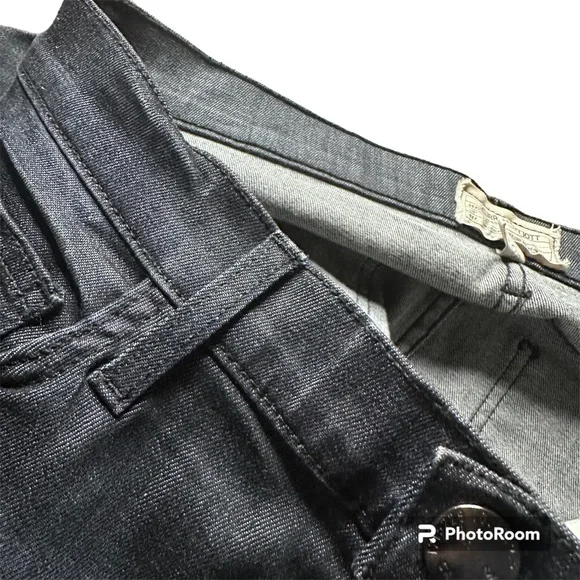 Current Elliot The Stiletto Gray Wash Raw Hem Jeans - Picture 16 of 16